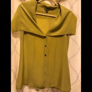Anthropologie Fei Cowl neck silk top. Size 4